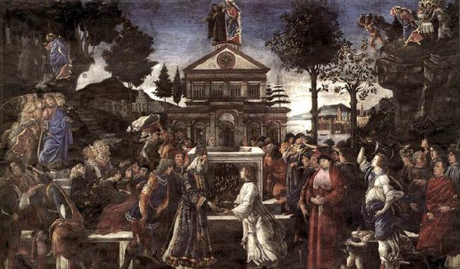 The Temptation of Christ, BOTTICELLI, Sandro